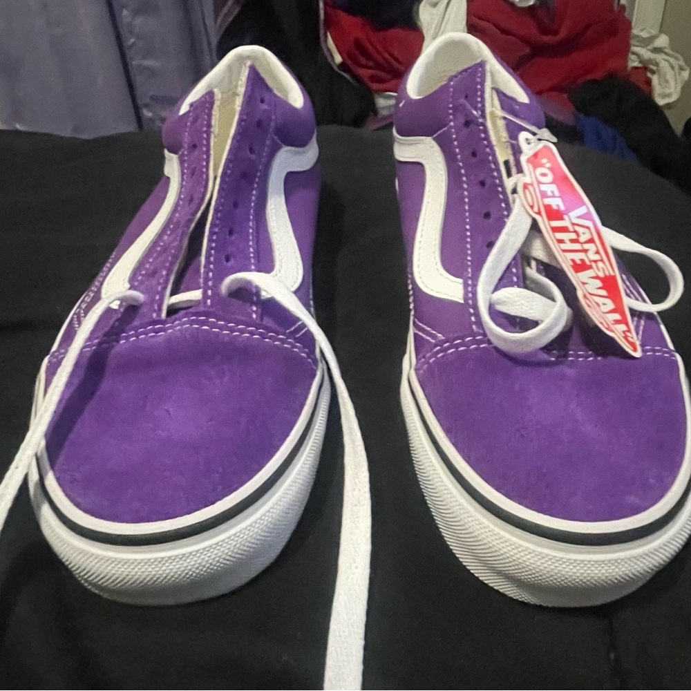 Old skool vans, color theory Tillandsia purple.